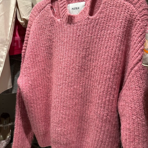 PISTOLA Eva Pink Knit Sweater - Picture 6 of 8